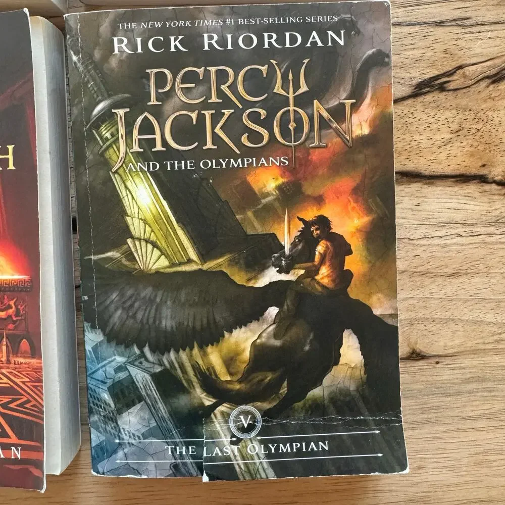 Percy Jackson and the Olympians by Rick Riordan (Books 1, 3, 4, & 5)